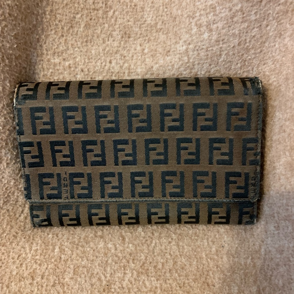 Authentic Fendi Zucchino Wallet
